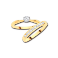 Picture of 9ct Gold 0.50ct Diamond Twin Set