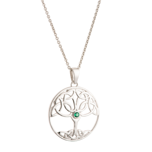 Picture of Galway Crystal Tree of Life Pendant