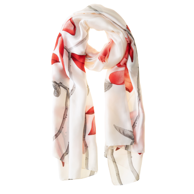 Picture of Tropical Birds Polyester Scarf