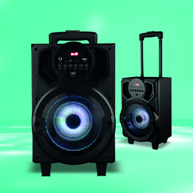 Picture of Vibes LED Trolley Speaker Black 