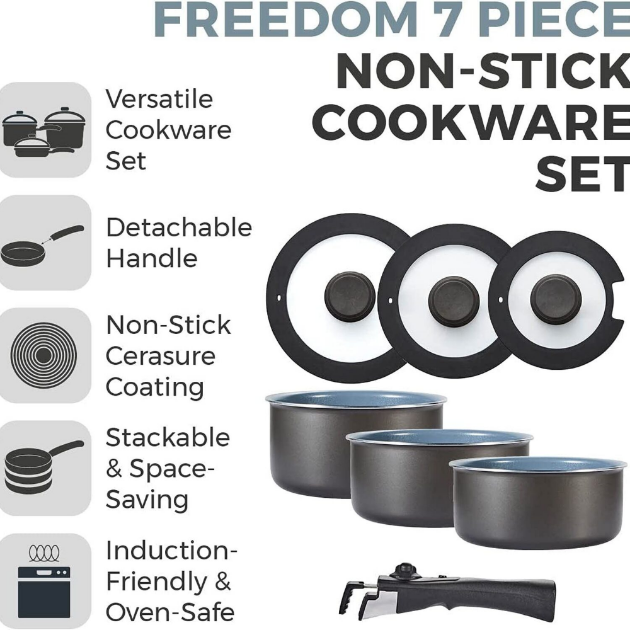 Picture of Tower Freedom 7pce Cookware Set