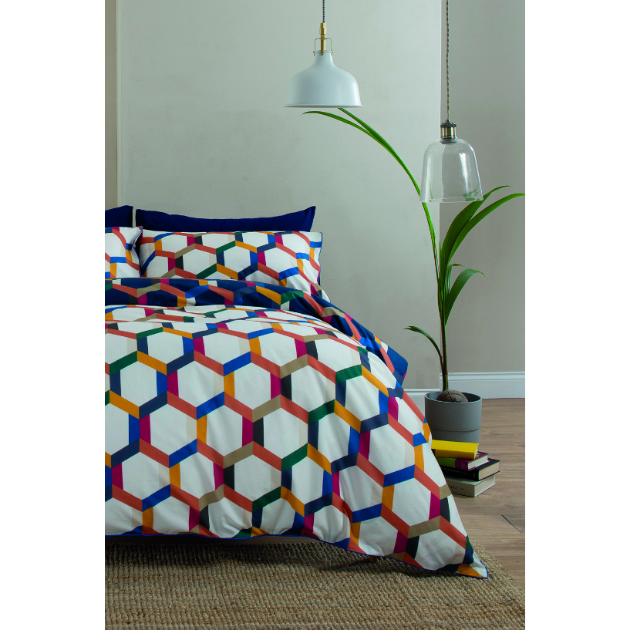 Picture of Geo Trellis Duvet Set - Single