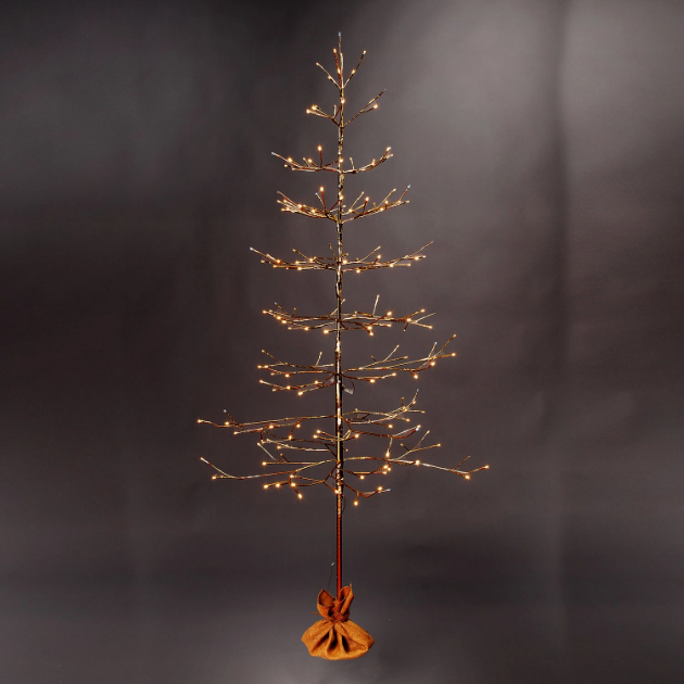 Picture of 180cm Lit Champagne Gold Twig Tree