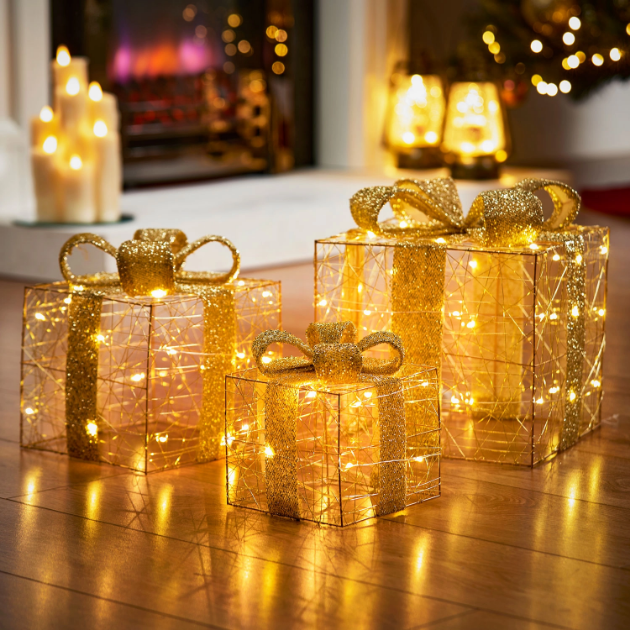 Picture of Set of 3 LED Parcels