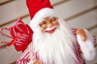 Picture of Standing Santa with Candystripe Coat