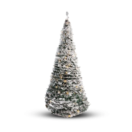 Picture of 6ft Pre-Lit Frosted Snowy Pop-Up Tree