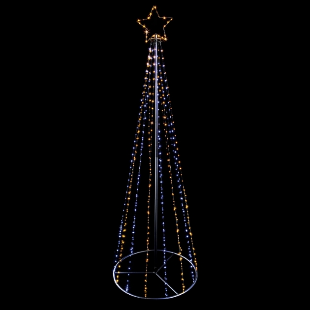 Picture of 2.1m Pin Wire Pyramid Tree