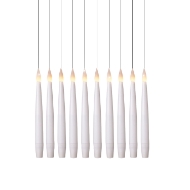 Picture of 10 Piece 15cm Floating Candles WHITE