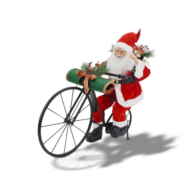 Picture of Santa on Bicycle