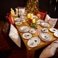 Picture of Festive Christmas 30 Piece Tableware Set