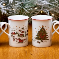 Picture of Festive Christmas 6 Piece Mug Set