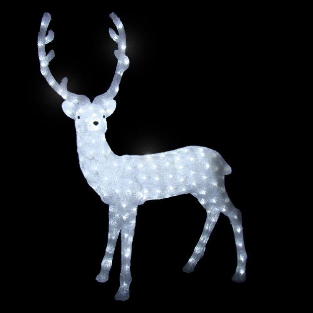 Picture of Acrylic Reindeer - White