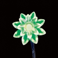 Picture of 4 x 60cm Lotus Path Lights Multicolour