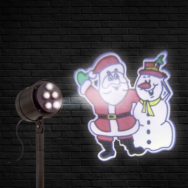 Picture of 31cm Santa & Snowman Projector