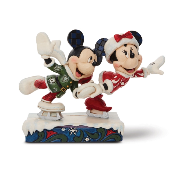 Picture of Mickey & Minnie Ice Skating Figurine