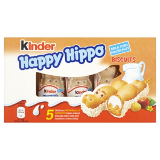Picture of Happy Hippo Kinder Hazelnut MULTIPACK 5pk x10