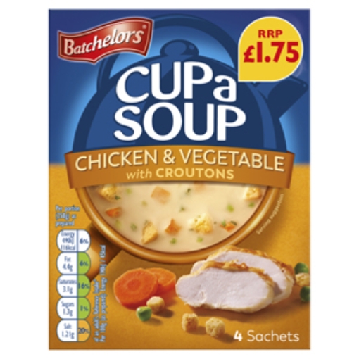 Picture of Batch (UK) CupASoup ChickenVeg PM£1.75  x9