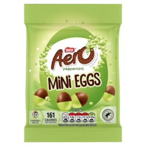 Picture of Bags Nestle Aero Pmint Mini Eggs Bags 70g x12