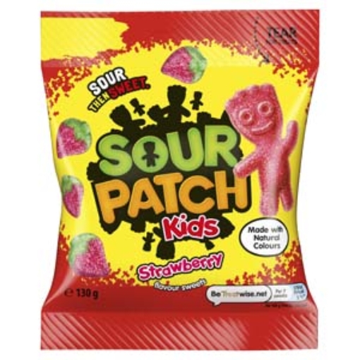 Picture of Bags Sour PatchKids Strawberry 130g x10