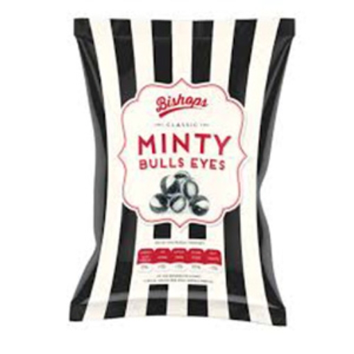 Picture of Bags Bishops minty Bulls Eyes 150g x30