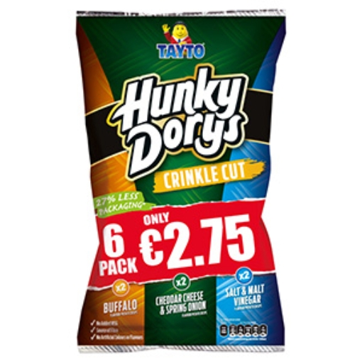 Picture of Tayto Hunky Dorys Variety 150g 6pk PM€2.75 x16