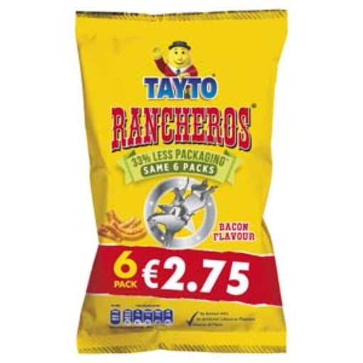 Picture of Tayto Rancheros 6pk 120g PM€2.75 x20