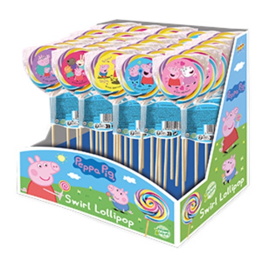 Picture of PEPPA PIG Swirl Lollys 30g  x30