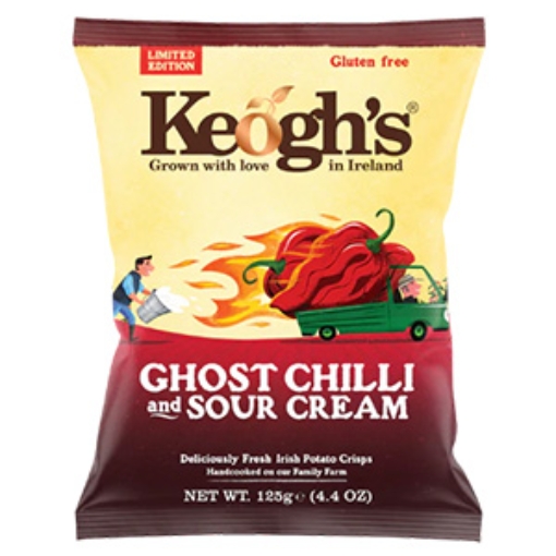 Picture of Keoghs Lge Ghost Chilli & Sour Cream 125g x12