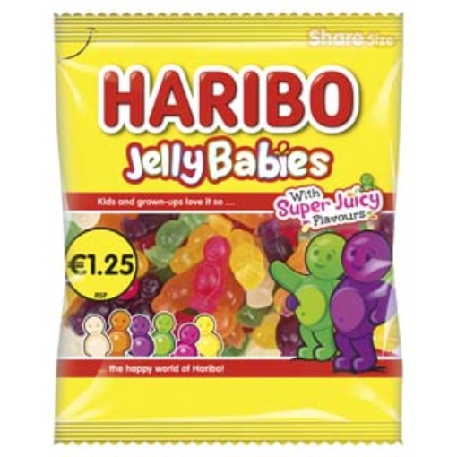 Picture of Bags Haribo Jelly Babies 140g PM€1.25 x12