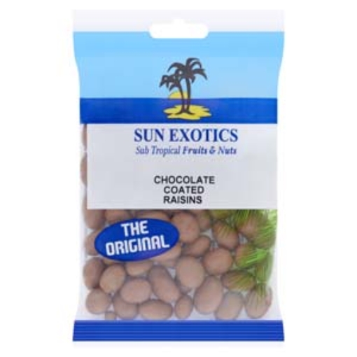 Picture of Bags Choc Coated Raisins Sun Exotics 100g x12