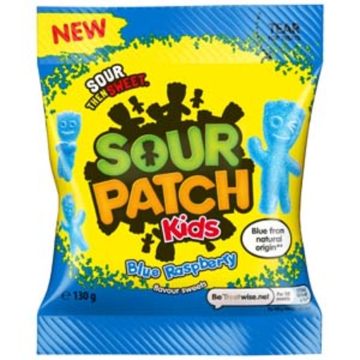Picture of Bags Sour PatchKids Blue Raspberry (BL) 130g x10