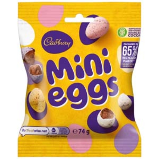 Picture of Bags Mini Eggs Large 74g Cadburys x24