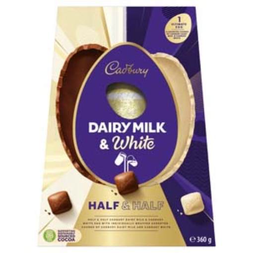 Picture of Easter Cad Ultimate Half&Half Egg 360g x4