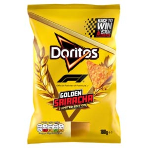 Picture of Doritos LGE Golden Sriracha NON HFSS 180g x12