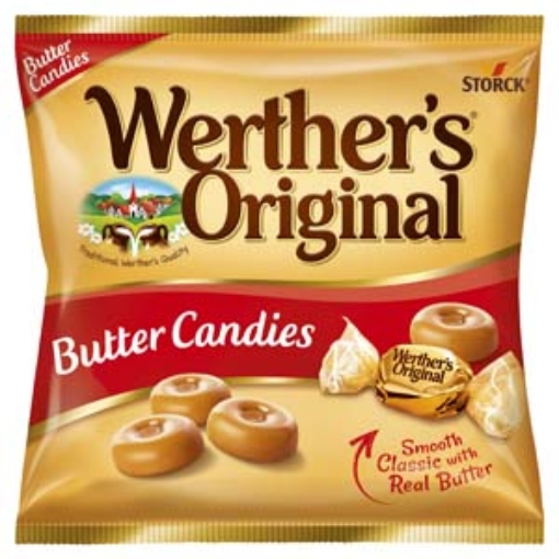 Picture of Bags Werthers Butter Candies (RED)135g x24